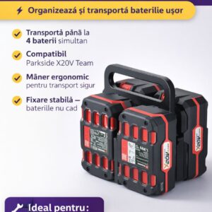 suport-transport-4-acumulatori-parkside-x20v suport-transport-4-acumulatori-parkside-x20v